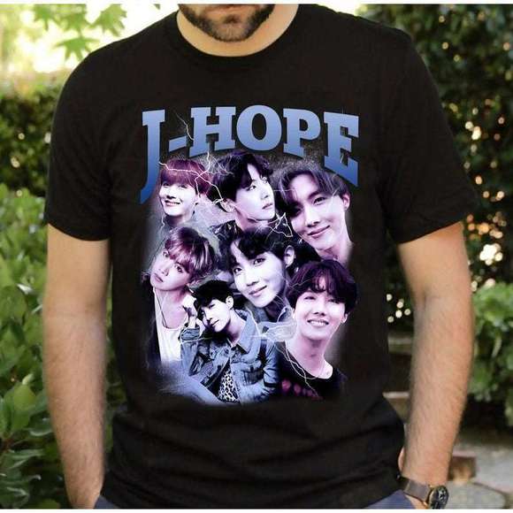 J Hope Bts Bangtan Boys Group Members T Shirt - Picture 1 of 4